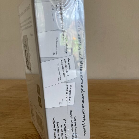 Bards Dispense Profanity NEW SEALED Party Game Based on William Shakespeare - Picture 4 of 6